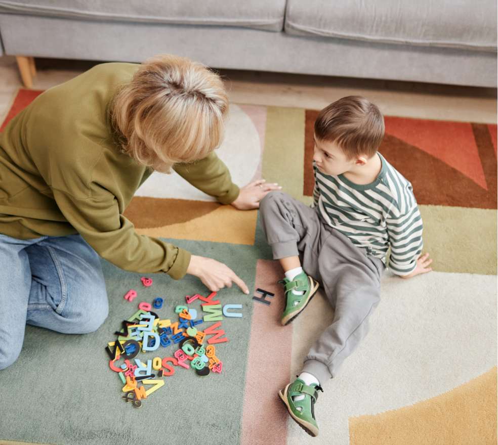 Child with a BCBA at Autism Learning Collaborative receiving ABA therapy covered by Medicaid